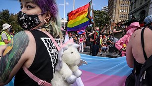 Australijoje įvyko Sidnėjaus LGBT bendruomenės „Mardi Gras“ paradas