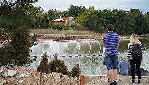 Bandomas naujasis Senvagės fontanas