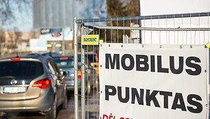 Mobilus COVID-19 patikros punktas Panevėžyje
