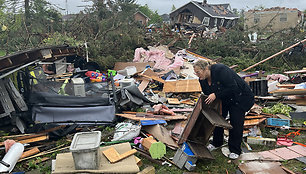 Tornado Mičigane padariniai