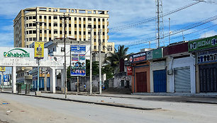 Ataka prieš viešbutį Somalio sostinėje Mogadiše