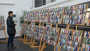 Didžiausioje Lietuvoje tušinukų kolekcijoje – per 20 tūkst. rašiklių