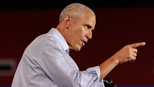 B.Obama: JAV kadencijos vidurio rinkimuose ant kortos pastatyta demokratija