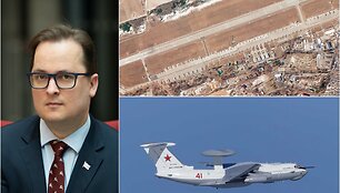 Franakas Viačorka, A-50 lėktuvas, Mačiuli&scaron;kių aerodromas