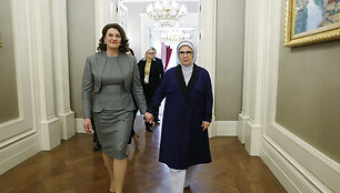Diana Nausėdienė ir Emine Erdogan