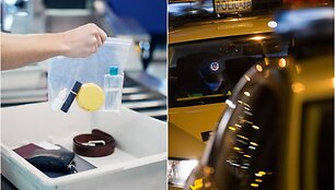 Patikra oro uoste, policija