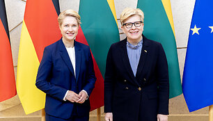 Manuela Schwesig ir Ingrida &Scaron;imonytė