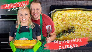 Tarasovai virtuvėje Piemenėlių pyragas 