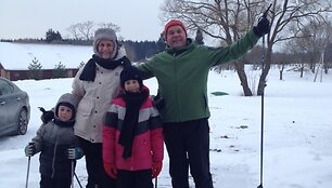 Slidinėjame Europos centro golfo laukuose