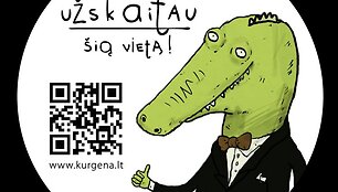 Krokodilo Genos lipdukas