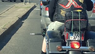 Motociklas su amunicija 