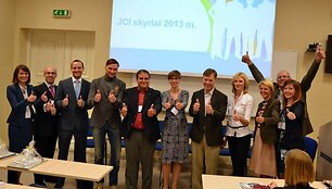 JCI diskusijos dalyviai
