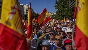 Metų infliacija Ispanijoje spartėja trečią mėnesį iš eilės
