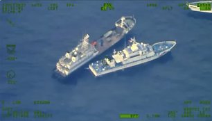 Manila ir Pekinas apsikeitė kaltinimais dėl laivų susidūrimų Pietų Kinijos jūroje