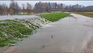 Situacija Priekulėje. Stop kadras iš B. Markausko vaizdo įrašo.