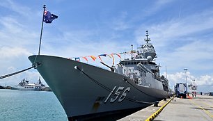 Taibėjus: Taivano sąsiauriu praplaukė Australijos karo laivas