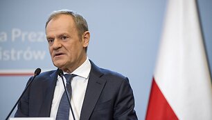 Lenkijos ministras pirmininkas Donaldas Tuskas