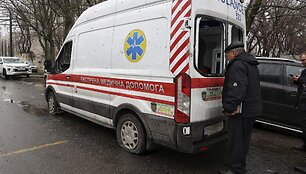 Rusijos armija paleidžia raketų ataką į Odesą.