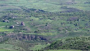 Pareigūnai: Armėnija Azerbaidžanui grąžino keturis pasienio kaimus / KAREN MINASYAN / AFP