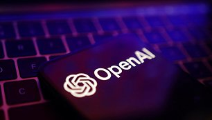 Iliustracija rodo OpenAI logotipą. / Dado Ruvic / REUTERS