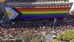 San Paulo „Pride“ eitynės sutraukė šimtus tūkstančių žmonių / Wagner Vilas / ZUMAPRESS.com