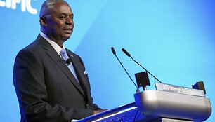 Singapūro saugumo forumo diskusijos. / Vincent Thian / AP