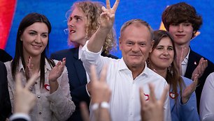 2024 metų Europos Parlamento rinkimai Lenkijoje. / Maciek Jazwiecki / ZUMAPRESS.com