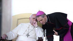Popiežius Pranciškus ir G. Gansweinas / Stefano Spaziani / picture alliance / Stefano Spaziani
