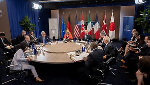 G-7 užsienio reikalų ministrų susitikimas. / Ken Cedeno / REUTERS