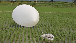 Įtampa tarp Korėjos valstybių. /  / AP