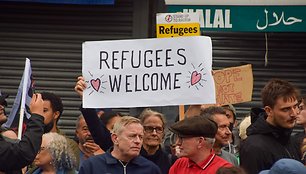 Protestas prieš ekstremalią dešinę Finchleyje. / Vuk Valcic / ZUMAPRESS.com