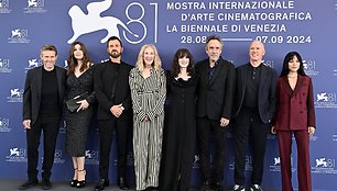 Filmo „Vabalų sultys 2“ komanda Venecijos kino festivalyje / Maria Laura Antonelli/AGF/SIPA / Maria Laura Antonelli/AGF/SIPA