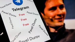 Telegram kūrėjo Pavelo Durovo atvejis Prancūzijoje. / Yassine Mahjoub/SIPA / Yassine Mahjoub/SIPA