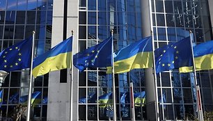 Ukrainos ir Europos Sąjungos vėliavos