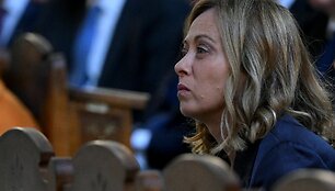 Italijos ministrė pirmininkė Georgia Meloni