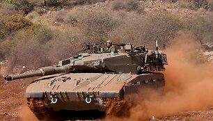 Izraelio ir &bdquo;Hezbollah&ldquo; karas / JALAA MAREY / AFP
