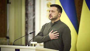 Volodymyras Zelenskis / Ukraine Presidency/Ukrainian Pre / ZUMAPRESS.com