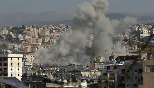 Izraelio ir &bdquo;Hezbollah&ldquo; karas / MAHMOUD ZAYYAT / AFP