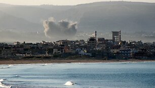 Izraelio ir &bdquo;Hezbollah&ldquo; karas / KAWNAT HAJU / AFP