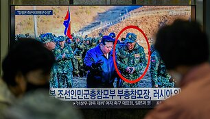 &Scaron;iaurės Korėjos kariai / Kim Jae-Hwan / ZUMAPRESS.com