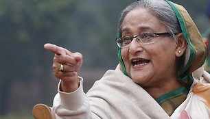 Buvusi Bangladešo premjerė Sheikh Hasina / Rajesh Kumar Singh / AP