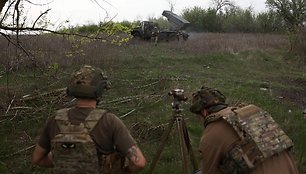 Karas Ukrainoje / ANATOLII STEPANOV / AFP