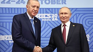 Recepas Tayyipas Erdoganas ir Vladimiras Putinas / IMAGO/Alexander Kazakov / IMAGO/SNA