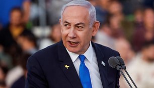 Izraelio ministras pirmininkas Benjaminas Netanyahu / Amir Cohen / REUTERS