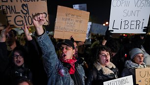 Protestas Rumunijos sostinėje / Andreea Campeanu / REUTERS