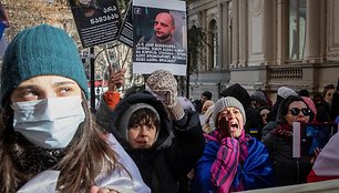 Protestuotojai Sakartvele / Daro Sulakauri / REUTERS