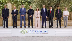 Didžiojo septyneto (G-7) lyderiai Italijoje / Sintesi/SIPA / Sintesi/SIPA