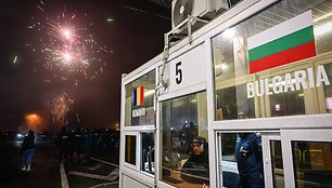 Pasienis Naujųjų vidurnakty / DANIEL MIHAILESCU / AFP