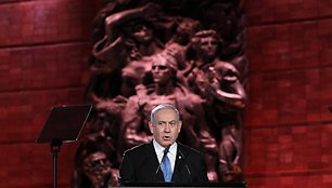 Izraelio ministras pirmininkas Benjaminas Netanyahu / POOL / REUTERS