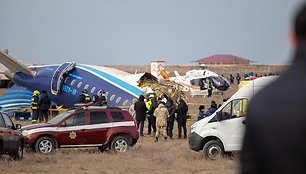 „Azerbaijan Airlines“ lėktuvo katastrofa / Isa Tazhenbayev / ZUMAPRESS.com